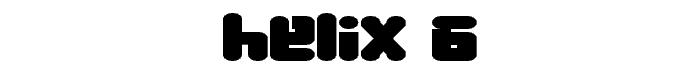Helix 6 font